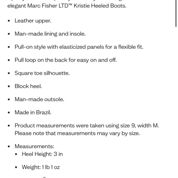 ✨NEW✨ MARC FISHER - Kristie suede boots - Picture 7 of 7